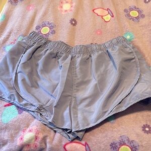 Light Blue Athletic Running Shorts